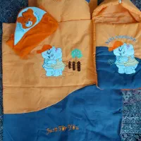 لحاف  تشک نوزادی با کیسه خواب و حوله