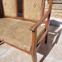 مبل دسته دو ۸ نفره چوبی