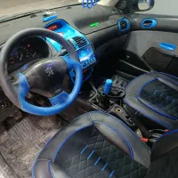 نقاشی/پنل داخلی/آبی/ اسپرت/پژو