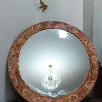 تابلو دیوارکوب آینه دکوراتیو برجسته ماه|تابلو، نقاشی، عکس|بندرعباس, |دیوار