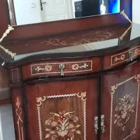 میز کنسول و آینه چوبی|بوفه، ویترین، کنسول|تهران, شهرک طالقانی|دیوار