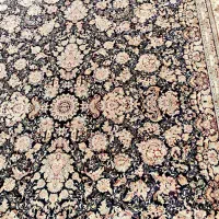 فرش سورمه ای ایده آل