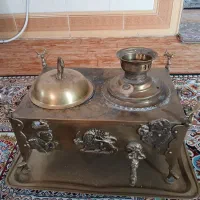 منقل سلطنتی زمان شاه برنجی|کلکسیون اشیاء عتیقه|یاسوج, |دیوار