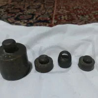 چهارعددسنگ‌قدیمی آنتیس برنجی|کلکسیون اشیاء عتیقه|رشت, امین الضرب|دیوار