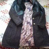 فروش یک عدد پالتو زنانه چرمی مارک ROMAX سایز ۴۳XL|لباس|شیراز, طلاب|دیوار