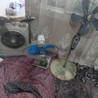 3عددپنکه وکولر رومیزی موتور وپمپ اب