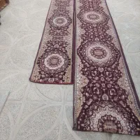 دو تخته فرش کناره کرم زرشکی