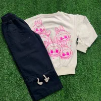 ست بلوز دورس و شلوار کتان لبوبو گالری پوشاک مهراب|کفش و لباس بچه|کرمانشاه, |دیوار