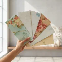 پاکت از کاغذ دیواری دست ساز