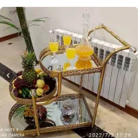 میز بار فلزی ۳ طبقه