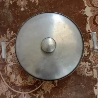 دیگ استیل ۸نفره قدیمی سینی سوگا ژاپنی‌سینی‌کریستال