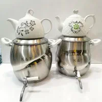 کتری و قوری استیل کف چدن کی تی، قوری چینی