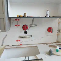 انجام سرامیک کاری اسلب و سرامیک چسبی|خدمات پیشه و مهارت|رفسنجان, |دیوار