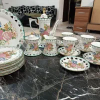 سرویس چایی خوری ایتالیایی و سرویس اکروپال فرانسوی