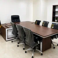 میز مدیریت همراه میز جلسه مدل لیندا