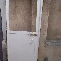 درب آهنی همراه با چهار چوب انباری/حمام/دستشویی