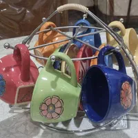 فنجون نعلبکی|ظروف سرو و پذیرایی|اصفهان, ارغوانیه|دیوار