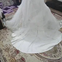 لباس عروس شیک دنباله دارمدل پرنسسی|لباس|ملارد, |دیوار