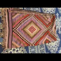 گلیم قدیمی|گلیم، جاجیم، گبه|کرمان, |دیوار