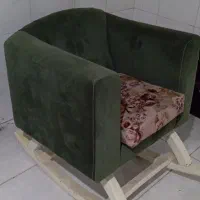 صندلی راک چوبی|مبلمان خانگی و میز عسلی|مراغه, |دیوار