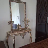 آینه شمعدان برنز