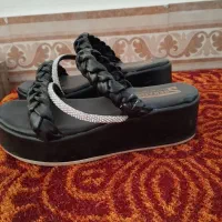 فروش یک جفت دمپایی مجلسی سایز۳۷|کیف، کفش، کمربند|سقز, |دیوار