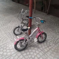 دو عدد دوچرخه ۱۲ پسرانه و دخترانه