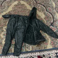 کاپشن و شلوار بادگیرو باران گیر خزدار