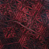 قالیچه دستباف پشمی طرح ترکمن آنتیک وقدیمی|فرش|قدس, شهر‌قدس|دیوار