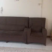 مبل ۷ نفره و تخت خواب|مبلمان خانگی و میز عسلی|اهواز, آسیاباد|دیوار