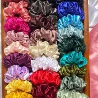 کش ساتن اسکرانچی عمده