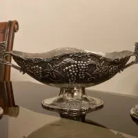 شمعدان و کشکول سیلور قدیمی