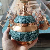 سرویس چای خوری فیروزه کوبی بهترین برند تو بازار|صنایع دستی و سایر لوازم تزئینی|اصفهان, امامزاده اسماعیل|دیوار