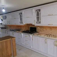 کابینت طرح متنوع وکیوم روکش کــره ای|مصالح و تجهیزات ساختمان|سرعین, |دیوار