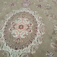 فرش 9متری رنگ کرم خاکی