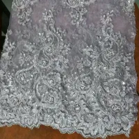 پارچه گیپور گل برجسته