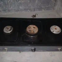 کاز سه شعله به همراه چدن