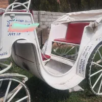 فروش کالسکه در حد نو با اسب