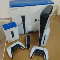 ps5 slimپلی استیشن۵اسلیم پی اس فایو دودسته با بازی