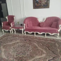 مبل کارکرده تمیز دو دست نیم ست|مبلمان خانگی و میز عسلی|مشهد, جاهد شهر|دیوار