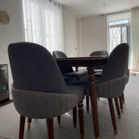 میز نهارخوری شش نفره|میز و صندلی غذاخوری|کیار, |دیوار