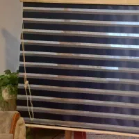 پرده زبرا‌ سرمه ای درجه یک