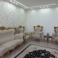 مبلمان استیل به همراه بوفه