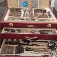 سرویس قاشقچنگال Bellagio ۱۲۸ پارچه اصل آلمان|ظروف سرو و پذیرایی|شاهینشهر, حافظ جنوبی|دیوار