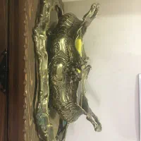 ژاردونیه (ظرف سرو شکلات وآجیل )برنجی قدیمی