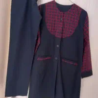 مانتو شلوار استفاده نشده سایز۳۴