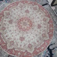 فرش دایره 2 متر در 2 متر سالم