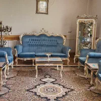 ست کامل مبلمان سلطنتی و میز ناهار خوری و بوفه