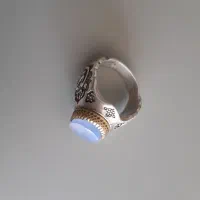 انگشتر نقره یاقوت برمه ، عقیق کبود|جواهرات|همدان, |دیوار