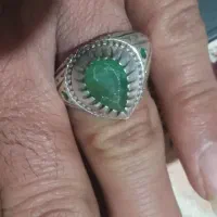 انگشتر زمرد اشکی|جواهرات|زابل, |دیوار